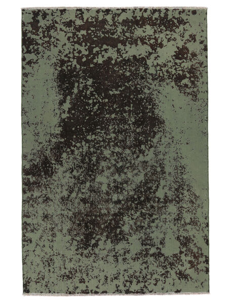 絨毯 カラード ヴィンテージ 183X280 ブラック/ダークグリーン (ウール, ペルシャ/イラン)