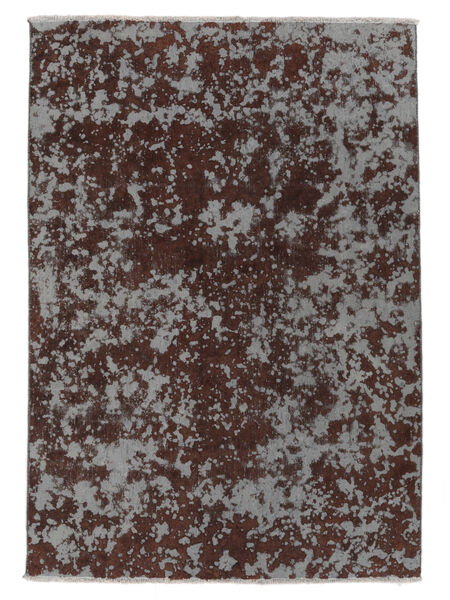 166X237 Colored Vintage Teppich Moderner Schwarz/Dunkelgrau (Wolle, Persien/Iran) Carpetvista