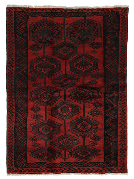 Tapete Lori 162X222 Preto/Vermelho Escuro (Lã, Pérsia/Irão)