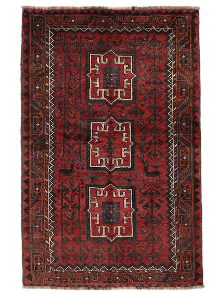Χαλι Ανατολής Shiraz 135X205 Μαύρα/Σκούρο Κόκκινο (Μαλλί, Περσικά/Ιρανικά)