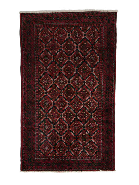  Persian Baluch Rug 108X182 Black/Dark Red (Wool, Persia/Iran)
