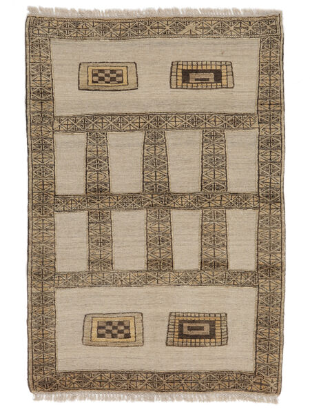112X167 Kelim Nimbaft Teppich Orientalischer Braun/Orange (Wolle, Persien/Iran) Carpetvista