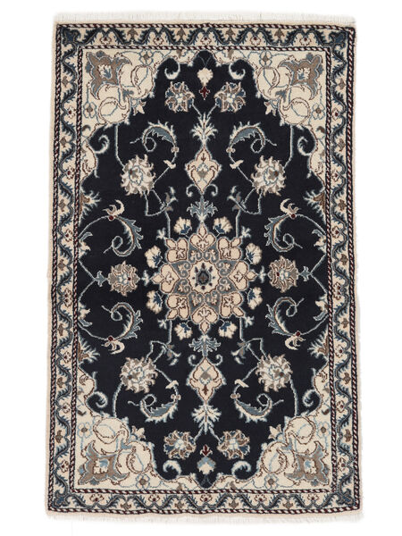  Nain Rug 90X140 Persian Wool Black/Beige Small Carpetvista