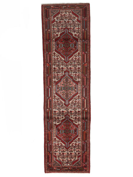 絨毯 ペルシャ Enjelos 77X285 廊下 カーペット ダークレッド/ブラック (ウール, ペルシャ/イラン)
