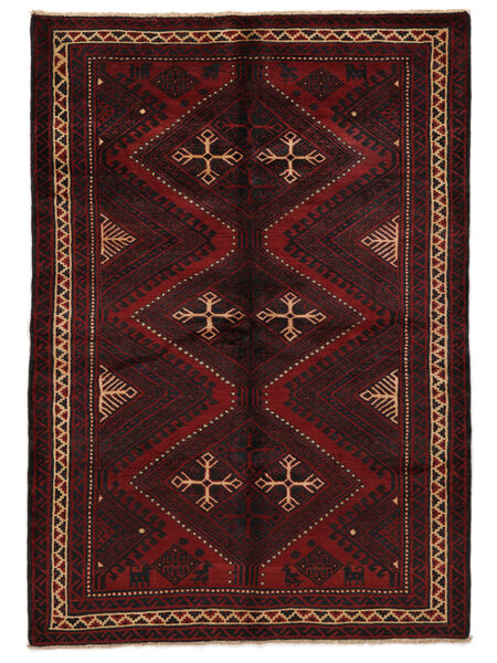 180X260 絨毯 ロリ オリエンタル 黒/深紅色の (ウール, ペルシャ/イラン)