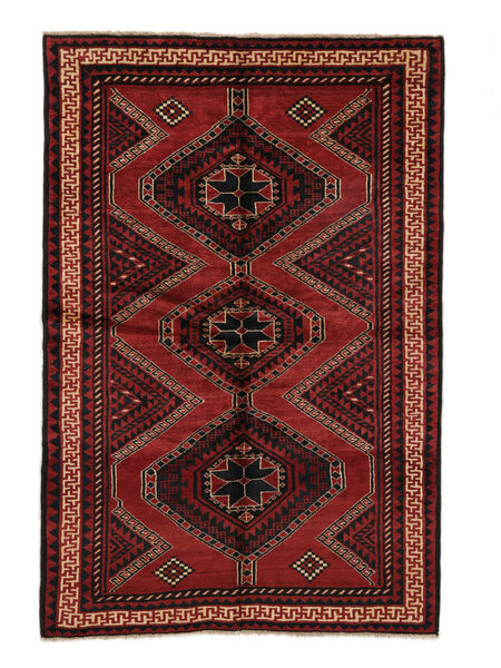 絨毯 ロリ 170X255 ブラック/ダークレッド (ウール, ペルシャ/イラン)