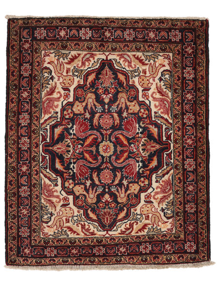 絨毯 オリエンタル リリアン 70X90 ブラック/ダークレッド (ウール, ペルシャ/イラン)
