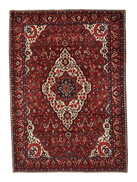 絨毯 オリエンタル バクティアリ 220X310 ブラック/ダークレッド (ウール, ペルシャ/イラン)