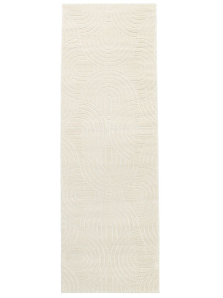  100X300 Geometric Small Mini Rug - Cream White