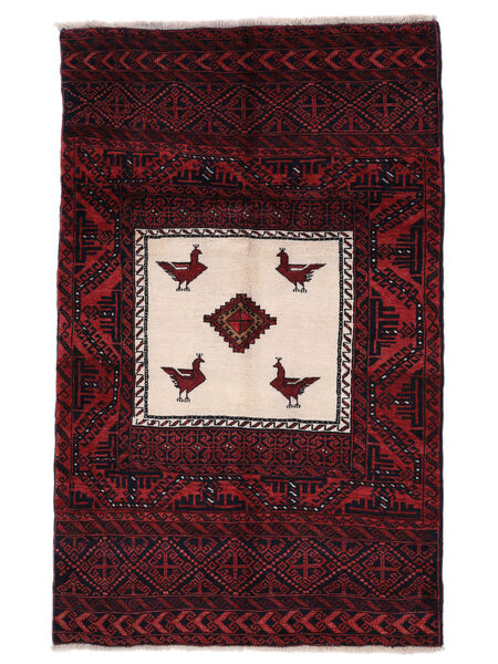 Baluch Rug Rug 100X175 Black/Dark Red (Wool, Persia/Iran)