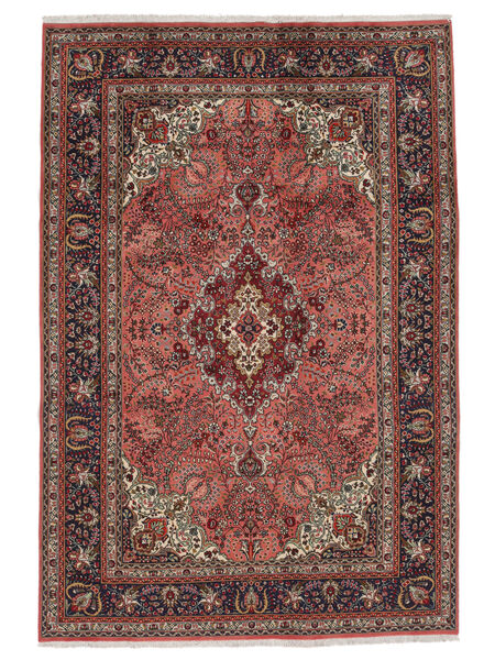 200X296 Tabriz Teppe Orientalsk Mørk Rød/Svart (Ull, Persia/Iran) Carpetvista