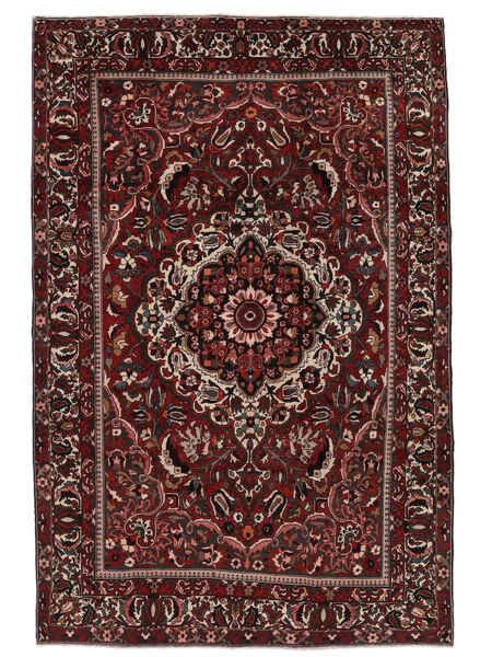  Orientalischer Bachtiar Teppich 222X335 Schwarz/Braun Wolle, Persien/Iran Carpetvista