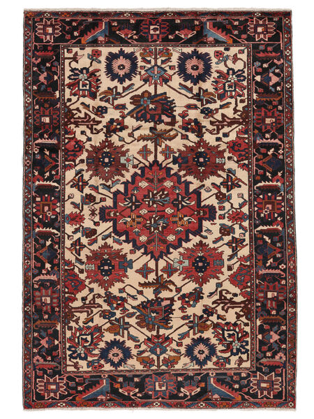 絨毯 オリエンタル バクティアリ 217X315 ブラック/ダークレッド (ウール, ペルシャ/イラン)