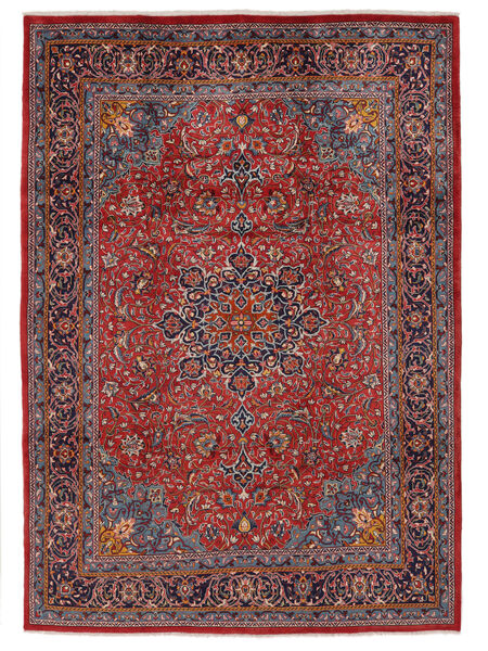  Persian Hamadan Rug 222X312 Dark Red/Black (Wool, Persia/Iran