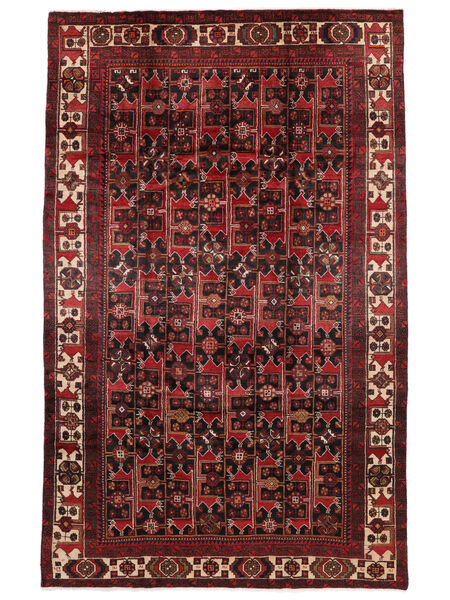  Persischer Kurdi Ghuchan Teppich 197X307 Schwarz/Dunkelrot (Wolle, Persien/Iran)
