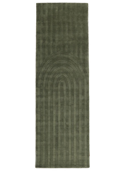  80X350 Small Eve Rug - Forest Green Wool