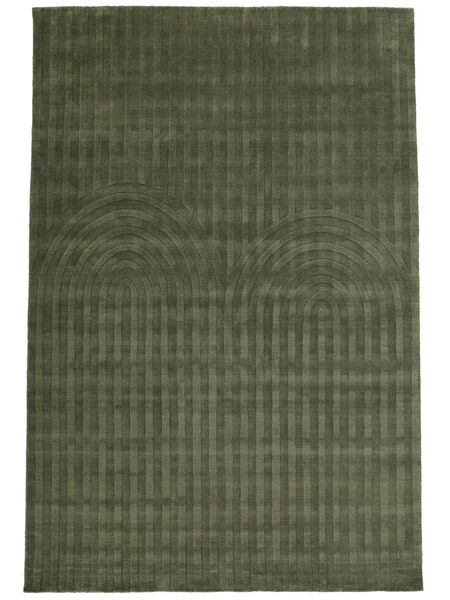  200X300 Eve Rug - Forest Green Wool