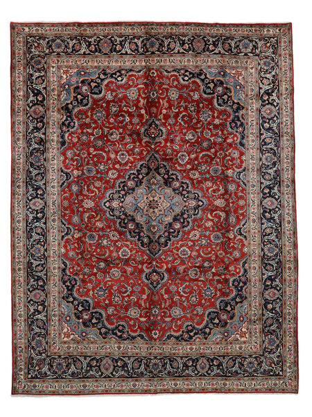 300X385 Sarouk Rug Oriental Brown/Black Large (Wool, Persia/Iran) Carpetvista