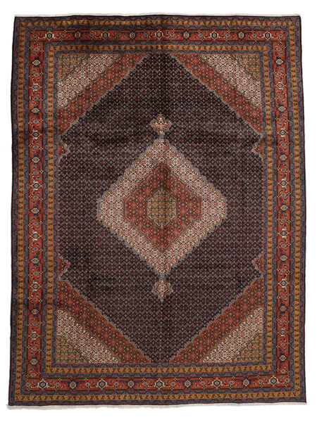  Persischer Ardebil Fine Teppich 295X390 Schwarz/Dunkelrot Carpetvista