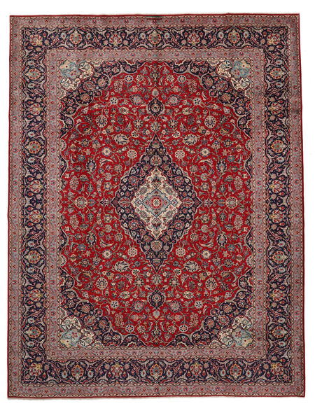  Persisk Keshan Teppe 312X405 Mørk Rød/Svart Stort (Ull, Persia/Iran)