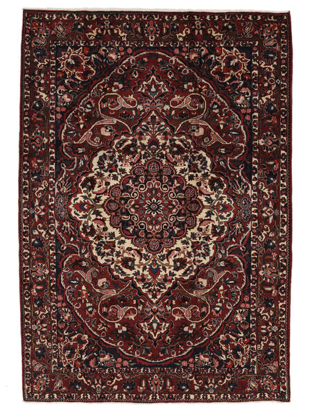 絨毯 ペルシャ バクティアリ 215X310 ブラック/ダークレッド (ウール, ペルシャ/イラン)