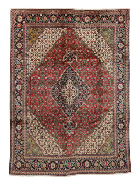  Tabriz Rug 255X355 Persian Wool Brown/Dark Red Large Carpetvista