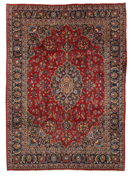  Orientalsk Mashad Teppe 240X340 Mørk Rød/Svart Ull, Persia/Iran Carpetvista