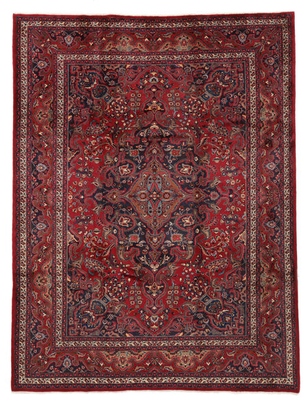 Tapis Mashad 260X345 Rouge Foncé/Noir Grand (Laine, Perse/Iran)