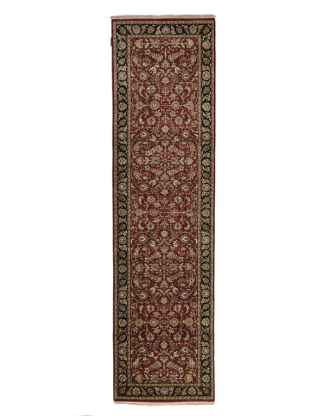 81X303 絨毯 オリエンタル サルーク American 廊下 カーペット 茶色/ブラック (ウール, インド) Carpetvista