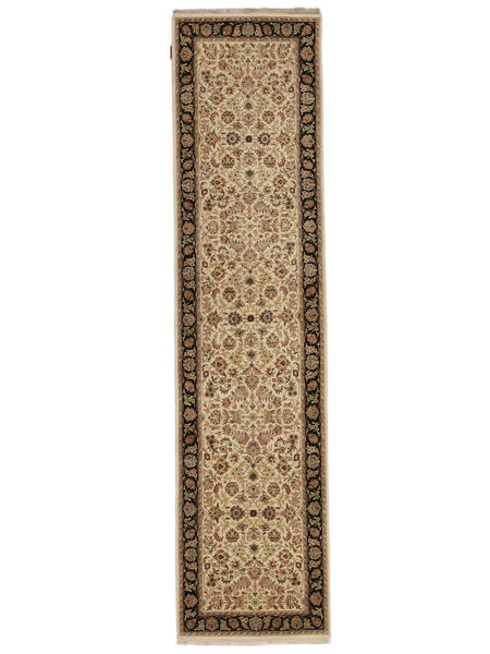 80X319 絨毯 オリエンタル サルーク American 廊下 カーペット 茶色/オレンジ (ウール, インド) Carpetvista