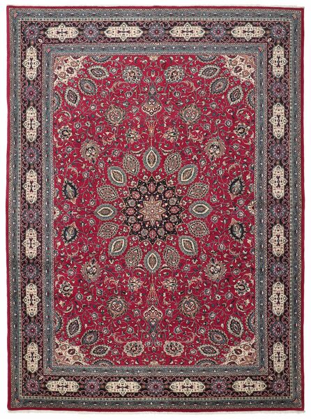  Orientalischer Sarough Fine Teppich 300X412 Dunkelrot/Braun Großer Wolle, Persien/Iran
