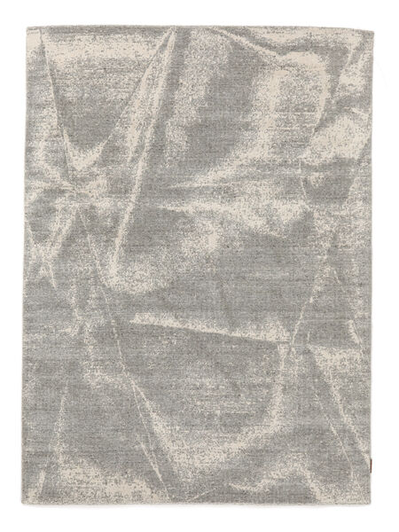 170X235 Wool/Bambusilk Loom - Indo Teppe Moderne Mørk Gul/Mørk Grå ( India) Carpetvista