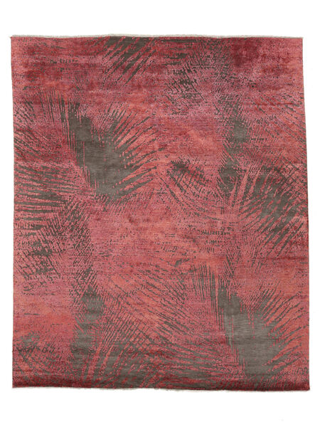 251X300 Tapete Contemporary Design Moderno Vermelho Escuro/Vermelho Grande (Lã, Índia) Carpetvista