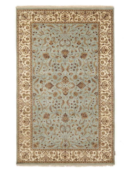 絨毯 サルーク American 151X240 茶色/ダークグリーン (ウール, インド)