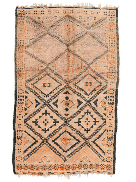러그 Berber Moroccan - Mid Atlas Vintage 204X332 갈색/오렌지 (울, 모로코)