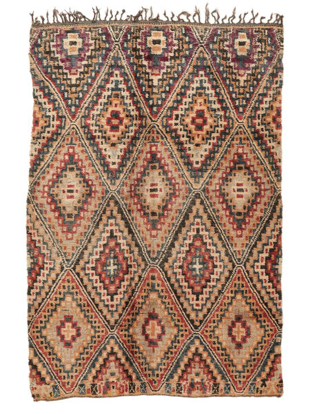  Berber Moroccan - Mid Atlas Vintage 205X300 Ruskea/Musta Carpetvista