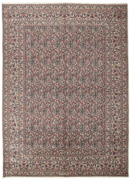 Täbriz Teppich 285X387 Braun/Dunkelrot Großer Wolle, Persien/Iran