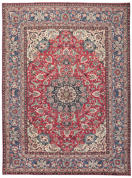  Orientalsk Najafabad Teppe 310X408 Mørk Rød/Svart Stort Ull, Persia/Iran