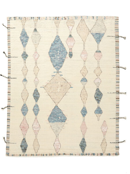 絨毯 Moroccan Berber - Indo 244X305 イエロー/ベージュ (ウール, インド)