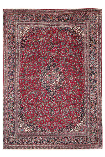 Persisk Keshan Fine Ca. 1930 Matta 339X493 Mörkröd/Brun Stor (Ull, Persien/Iran)