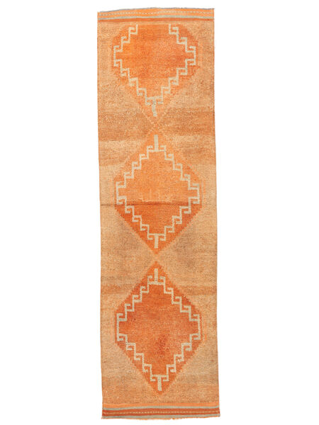  Herki Vintage Rug 88X302 Vintage Wool Orange/Brown Small Carpetvista