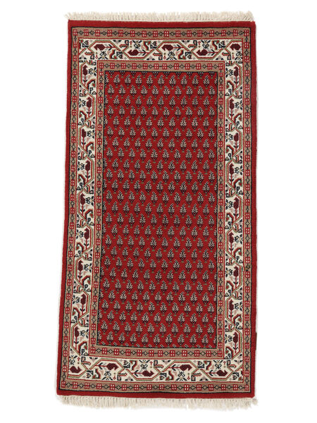 Tapete Mir Indo 70X140 Vermelho Escuro/Preto (Lã, Índia)