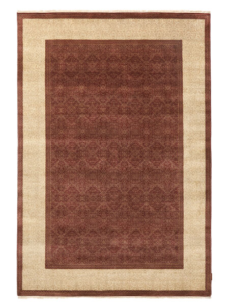 188X273 Sarough American Teppich Orientalischer Dunkelrot/Orange (Wolle, Indien) Carpetvista