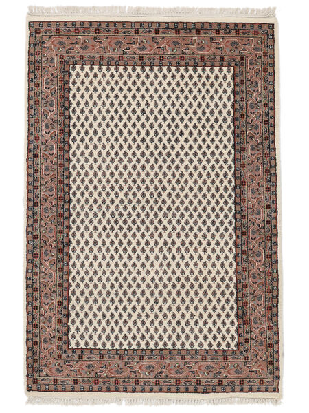 123X180 Mir Indisch Teppich Orientalischer Braun/Beige (Wolle, Indien) Carpetvista