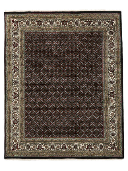 200X246 絨毯 タブリーズ Royal オリエンタル ブラック/茶色 (インド) Carpetvista