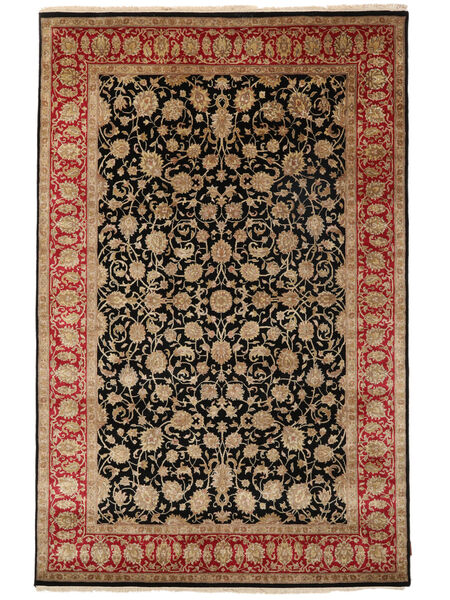 174X268 Sarough American Teppich Orientalischer Braun/Schwarz (Wolle, Indien) Carpetvista