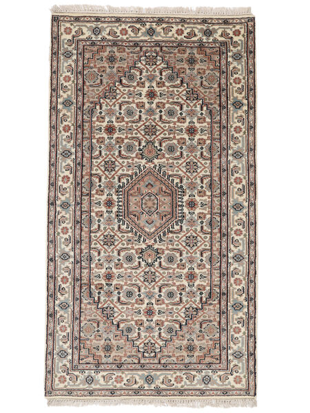 90X164 Keshan Indisch Teppich Orientalischer Braun/Beige (Wolle, Indien) Carpetvista
