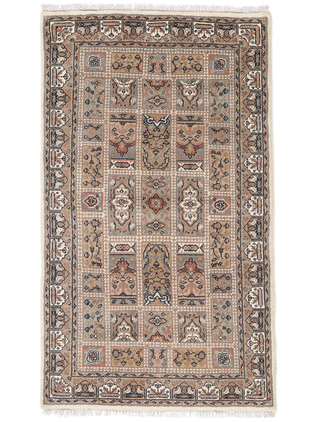 94X161 絨毯 オリエンタル バクティアリ インド 茶色/ブラック (ウール, インド) Carpetvista