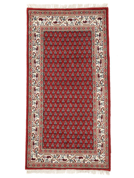 Tapete Mir Indo 70X140 Vermelho Escuro/Castanho (Lã, Índia)