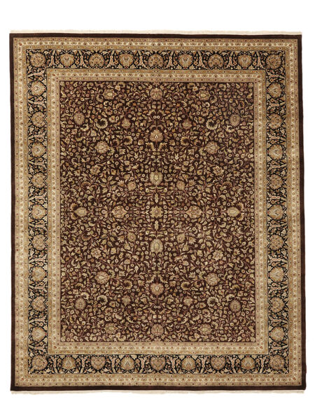 249X302 絨毯 サルーク American オリエンタル 茶色/ブラック (ウール, インド) Carpetvista